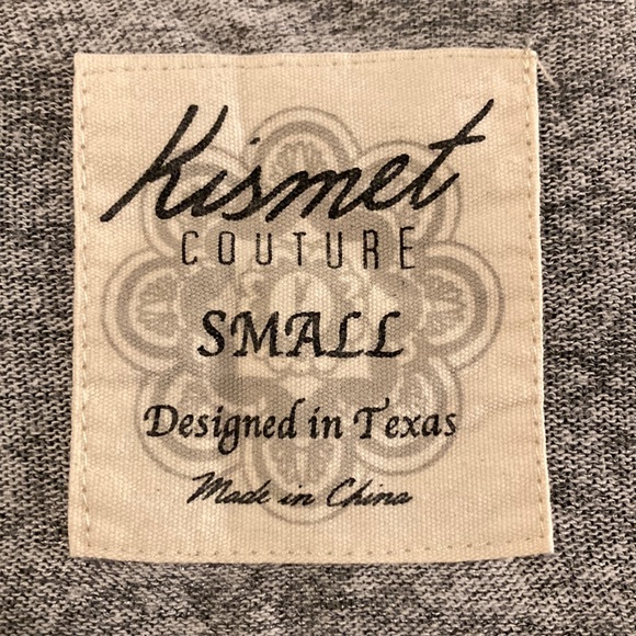 Kismet soft scooped neck sweater with front or back tie. Size small. - Picture 2 of 2